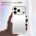 Custodia per telefono antiurto a quattro angoli in acrilico + TPU, For iPhone 17 Pro Max, For iPhone 17 Pro, For iPhone 17, For iPhone Air