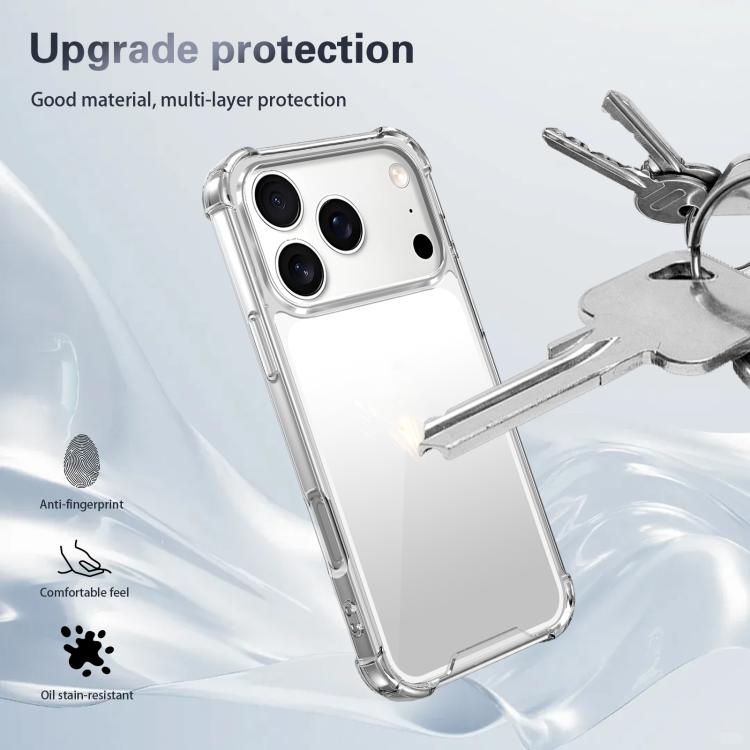 Custodia per telefono antiurto a quattro angoli in acrilico + TPU, For iPhone 17 Pro Max, For iPhone 17 Pro, For iPhone 17, For iPhone Air