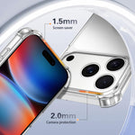 Custodia per telefono antiurto a quattro angoli in acrilico + TPU, For iPhone 17 Pro Max, For iPhone 17 Pro, For iPhone 17, For iPhone Air