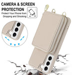 Borsa a tracolla con protezione RFID per Samsung Galaxy S22 5G
