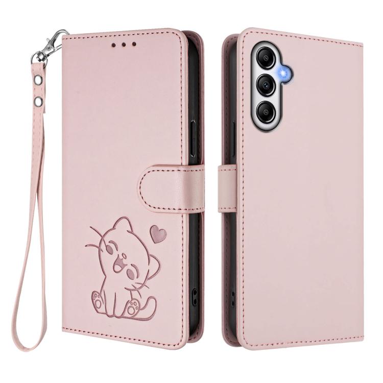 Custodia in pelle con ciondolo per Samsung Galaxy A24 4G e A23 4G / 5G e A23