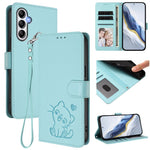 Custodia in pelle con ciondolo per Samsung Galaxy A24 4G e A23 4G / 5G e A23
