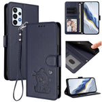 Custodia in pelle con ciondolo per Samsung Galaxy A24 4G e A23 4G / 5G e A23