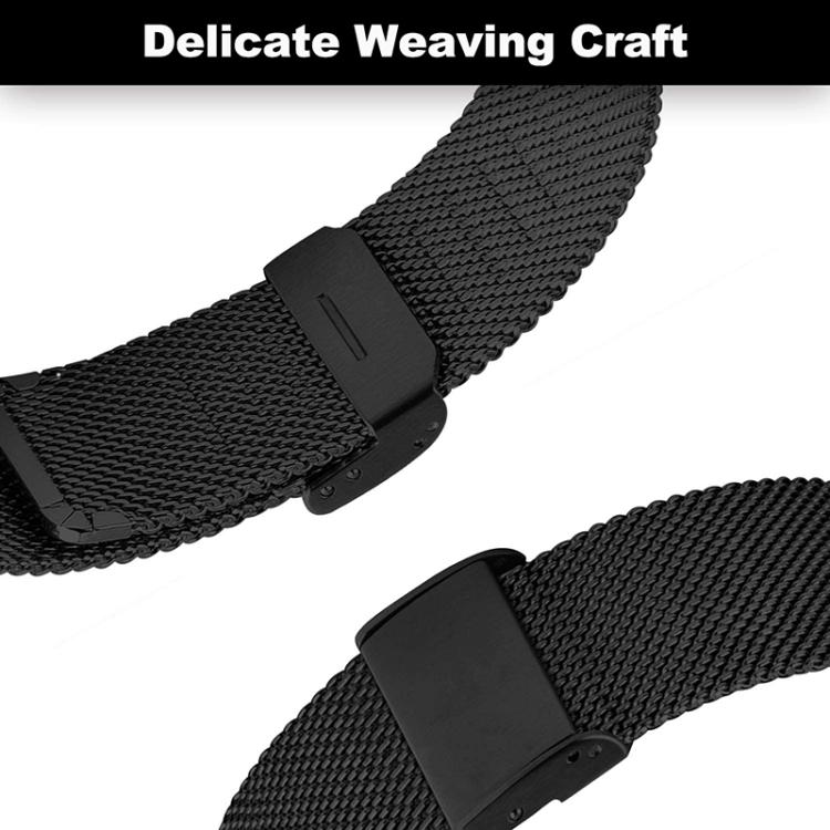 Cinturino per orologio in acciaio inossidabile con fibbia a maglia fine., For Amazfit T-Rex Pro