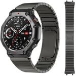 Cinturino per orologio in acciaio inossidabile staccabile con un lato a perline, For  Amazfit T-Rex 3, For  Amazfit T-Rex 2, For Amazfit T-Rex Pro