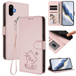 Custodia in pelle con ciondolo per Samsung Galaxy M16 5G e M06 5G