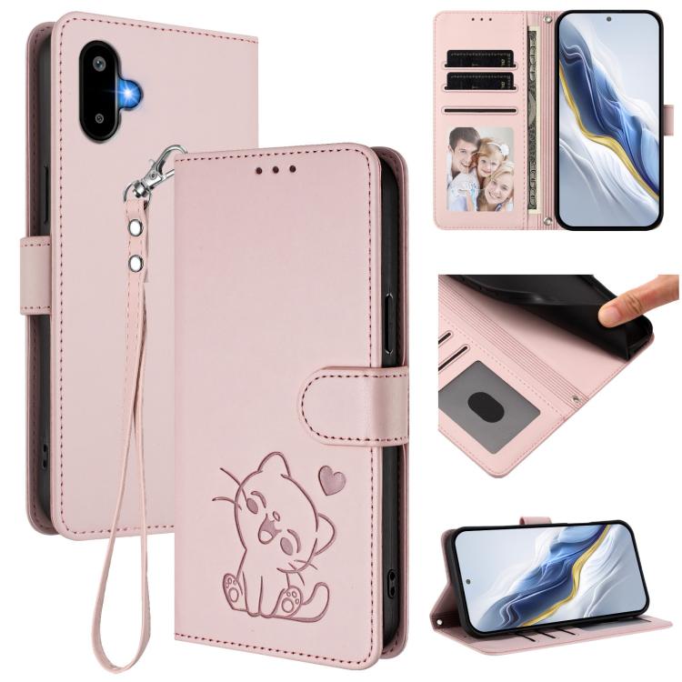 Custodia in pelle con ciondolo per Samsung Galaxy M16 5G e M06 5G