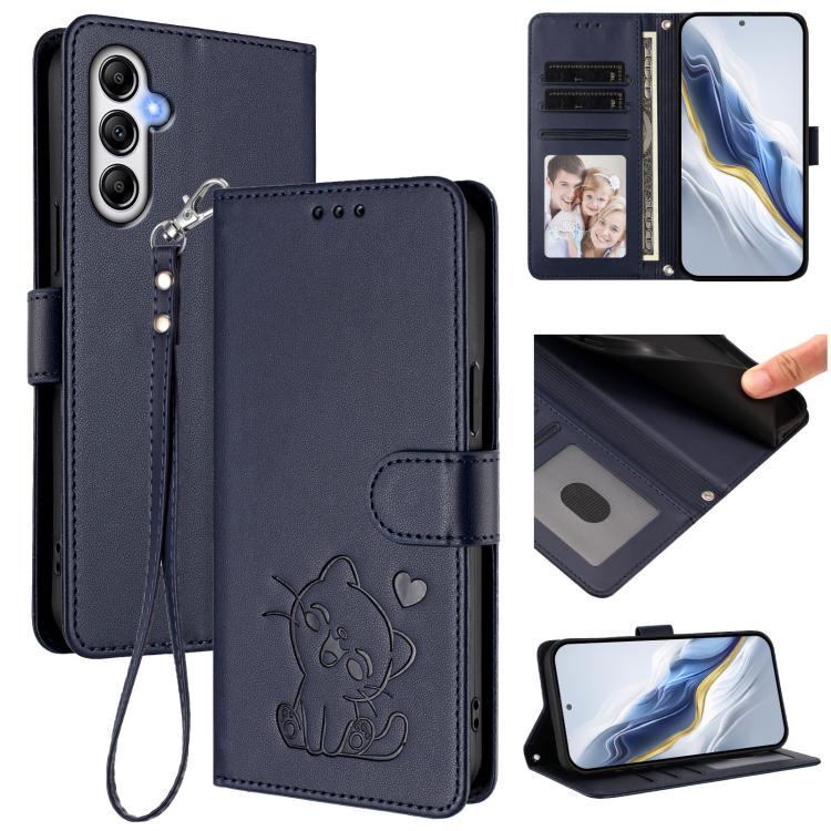 Custodia in pelle con ciondolo per Samsung Galaxy M54 5G, F54 5G e M14 5G