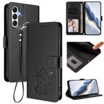 Custodia in pelle con ciondolo per Samsung Galaxy M54 5G, F54 5G e M14 5G