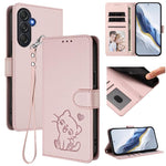 Custodia in pelle con ciondolo per Samsung Galaxy M54 5G, F54 5G e M14 5G