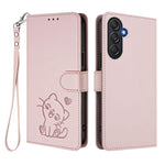 Custodia in pelle con ciondolo per Samsung Galaxy M54 5G, F54 5G e M14 5G