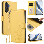 Custodia in pelle con ciondolo per Samsung Galaxy M54 5G, F54 5G e M14 5G