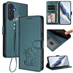 Custodia in pelle con ciondolo per Samsung Galaxy M54 5G, F54 5G e M14 5G
