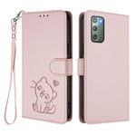 Custodia in pelle con ciondolo per Samsung Galaxy Note20