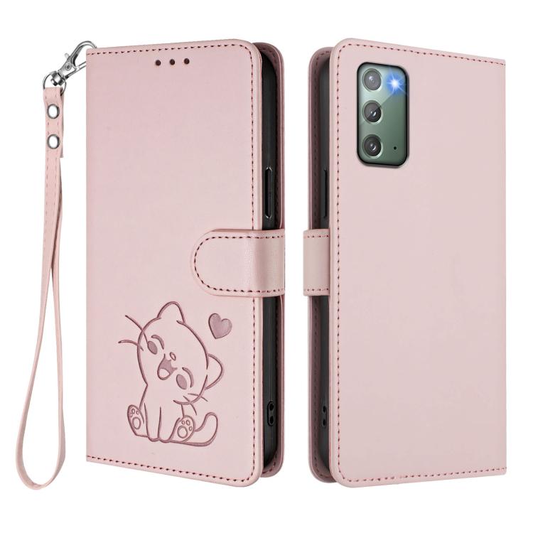 Custodia in pelle con ciondolo per Samsung Galaxy Note20