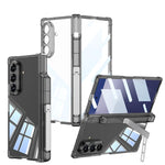 Custodia con cerniera airbag e supporto per Galaxy Z Fold8 Ultra 5G e Samsung