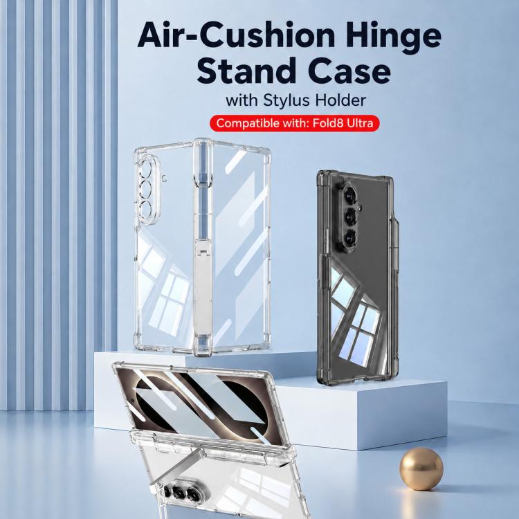 Custodia con cerniera airbag e supporto per Galaxy Z Fold8 Ultra 5G e Samsung