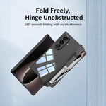 Custodia con cerniera airbag e supporto per Galaxy Z Fold8 Ultra 5G e Samsung