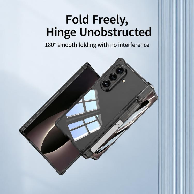 Custodia con cerniera airbag e supporto per Galaxy Z Fold8 Ultra 5G e Samsung