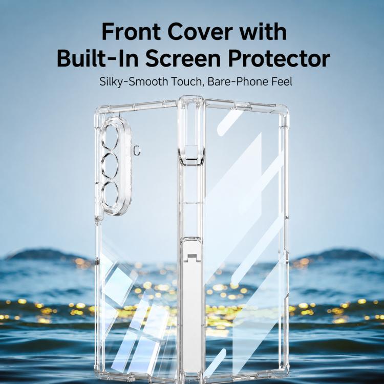 Custodia con cerniera airbag e supporto per Galaxy Z Fold8 Ultra 5G e Samsung