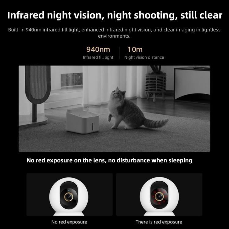 Telecamera intelligente Xiaomi 4K Ultra HD con AI e visione nottu