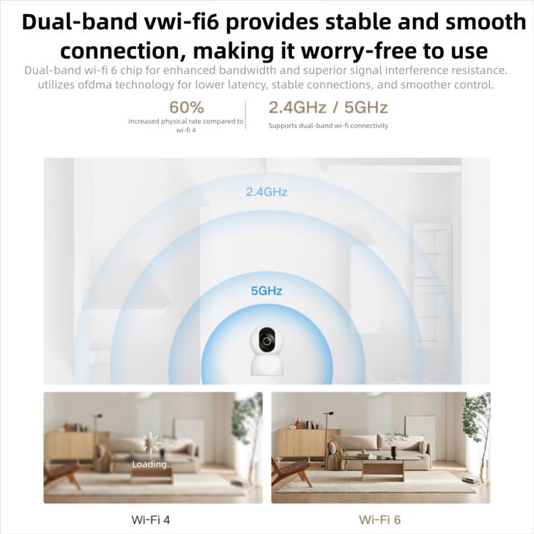 Telecamera intelligente Xiaomi 4K Ultra HD con AI e visione nottu