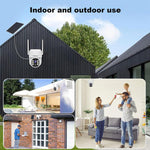 Sistema videosorveglianza wireless 4MP 2K con pannello solare