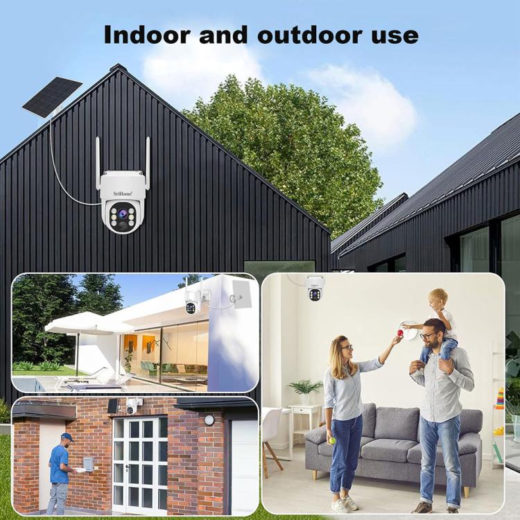 Sistema videosorveglianza wireless 4MP 2K con pannello solare