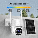 Sistema videosorveglianza wireless 4MP 2K con pannello solare