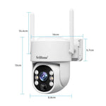 Sistema videosorveglianza wireless 4MP 2K con pannello solare