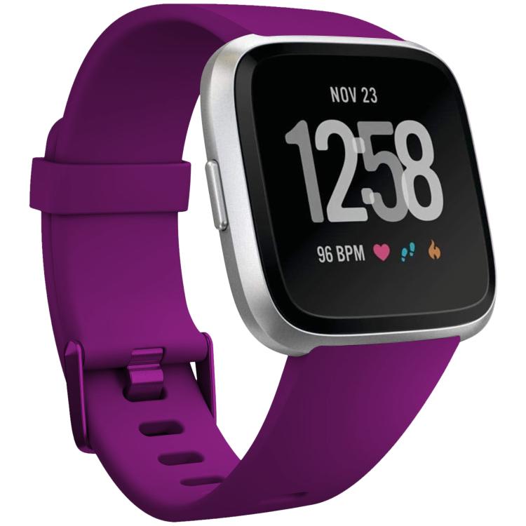 Cinturino per orologio xDfind in silicone tinta unita per Fitbit Versa 2, S
