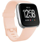 Cinturino per orologio xDfind in silicone tinta unita per Fitbit Versa 2, L