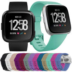 Cinturino per orologio xDfind in silicone tinta unita per Fitbit Versa 2, S