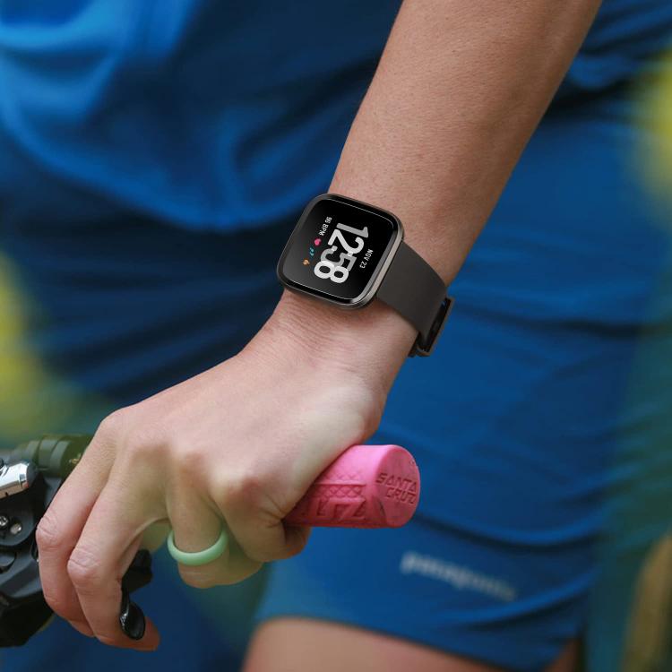 Cinturino per orologio xDfind in silicone tinta unita per Fitbit Versa 2, S