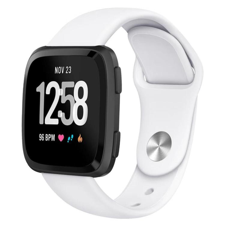 Cinturino in silicone tinta unita con fibbia a rivetto xDfind per Fitbit Versa 2 / Versa / Versa Lite, S
