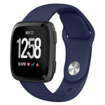 Cinturino in silicone tinta unita con fibbia a rivetto xDfind per Fitbit Versa 2 / Versa / Versa Lite, S