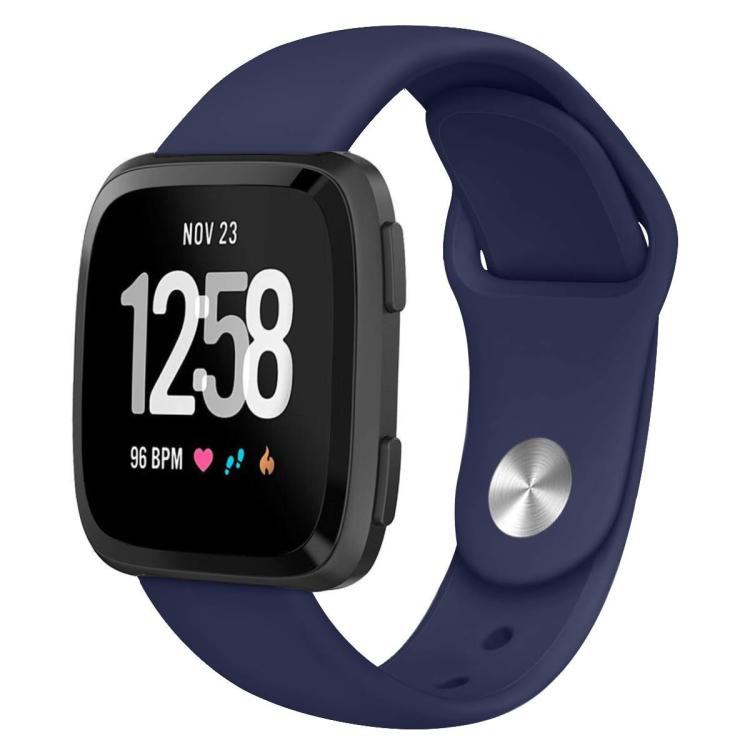 Cinturino in silicone tinta unita con fibbia a rivetto xDfind per Fitbit Versa 2 / Versa / Versa Lite, S