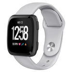 Cinturino in silicone tinta unita con fibbia a rivetto xDfind per Fitbit Versa 2 / Versa / Versa Lite, S
