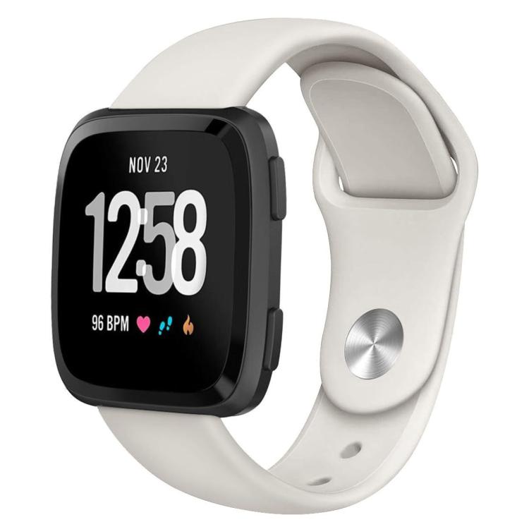 Cinturino in silicone tinta unita con fibbia a rivetto xDfind per Fitbit Versa 2 / Versa / Versa Lite, S