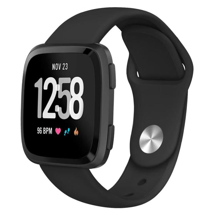 Cinturino in silicone tinta unita con fibbia a rivetto xDfind per Fitbit Versa 2 / Versa / Versa Lite, L