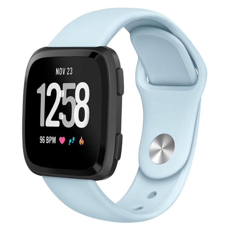 Cinturino in silicone tinta unita con fibbia a rivetto xDfind per Fitbit Versa 2 / Versa / Versa Lite, L