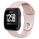 Cinturino in silicone tinta unita con fibbia a rivetto xDfind per Fitbit Versa 2 / Versa / Versa Lite, L