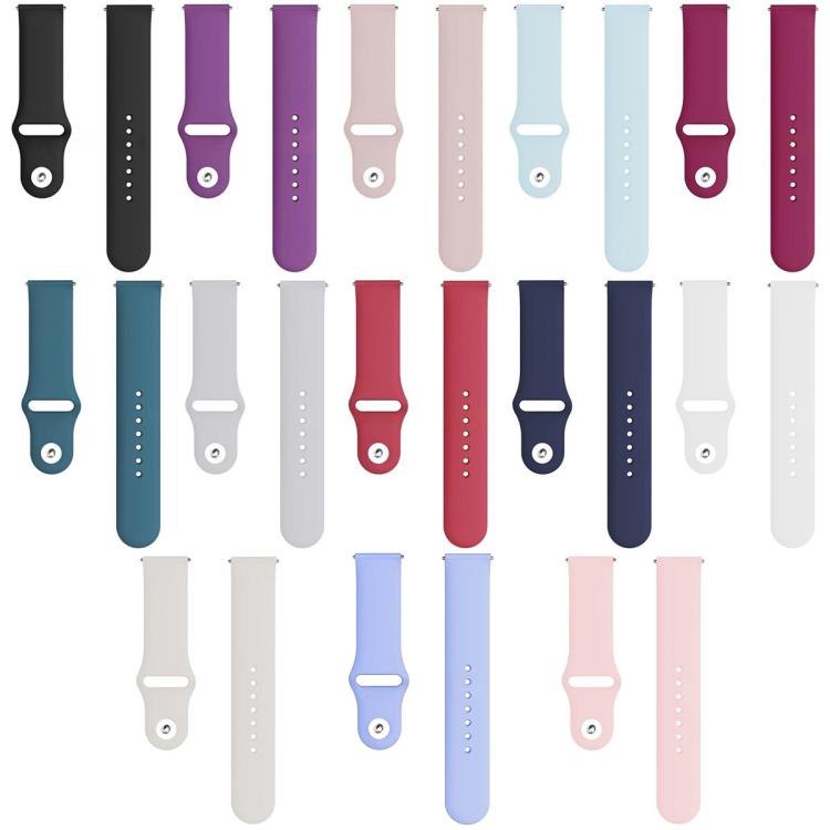 Cinturino in silicone tinta unita con fibbia a rivetto xDfind per Fitbit Versa 2 / Versa / Versa Lite, S