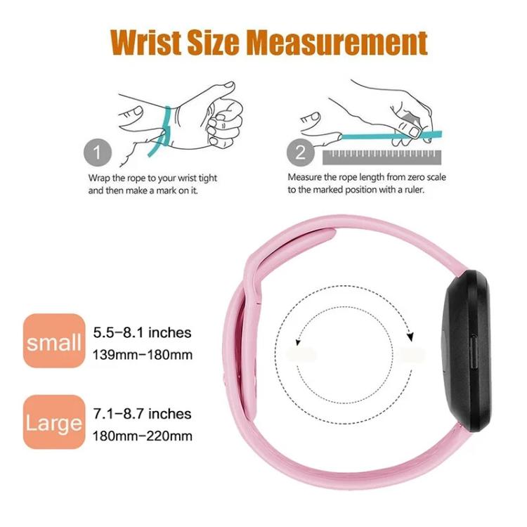 Cinturino in silicone tinta unita con fibbia a rivetto xDfind per Fitbit Versa 2 / Versa / Versa Lite, S