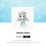 Perline bracciale in argento 925 fiocco di neve
