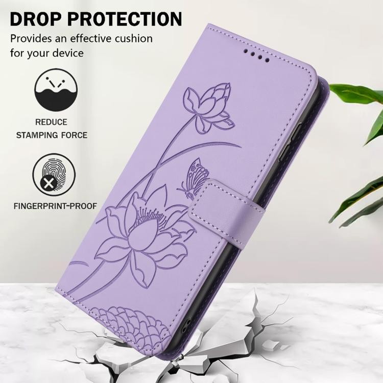 Custodia in pelle con motivo loto per Samsung Galaxy A05 M05 F05 4G e altri