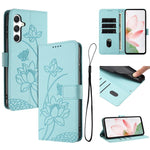 Custodia in pelle con motivo loto per Samsung Galaxy A05 M05 F05 4G e altri