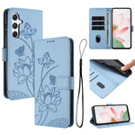 Custodia in pelle con motivo loto per Samsung Galaxy A05 M05 F05 4G e altri