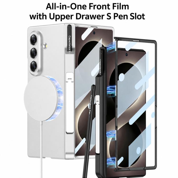 Custodia GKK MagSafe pieghevole con supporto per Galaxy Z Fold8 Ultra 5G e