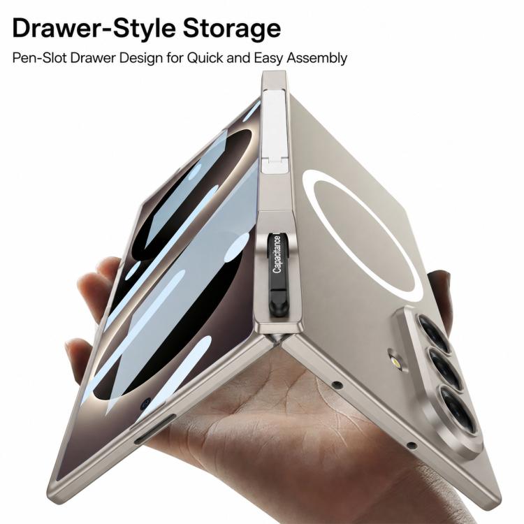 Custodia GKK MagSafe pieghevole con supporto per Galaxy Z Fold8 Ultra 5G e